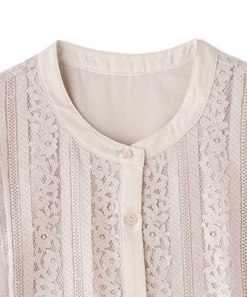 「PROPORTION BODY DRESSING」 半袖ブラウス MEDIUM ダークグレー レディース_画像3