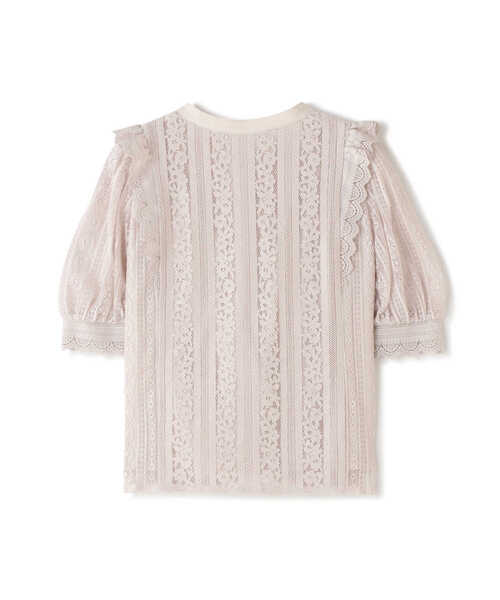 「PROPORTION BODY DRESSING」 半袖ブラウス MEDIUM ダークグレー レディース_画像4