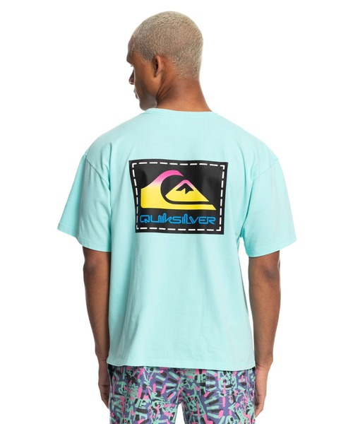「Quiksilver」 半袖Tシャツ SMALL ブルー メンズ_画像2