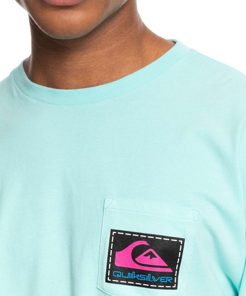 「Quiksilver」 半袖Tシャツ SMALL ブルー メンズ_画像4