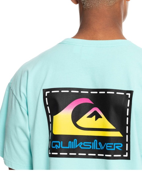 「Quiksilver」 半袖Tシャツ SMALL ブルー メンズ_画像5