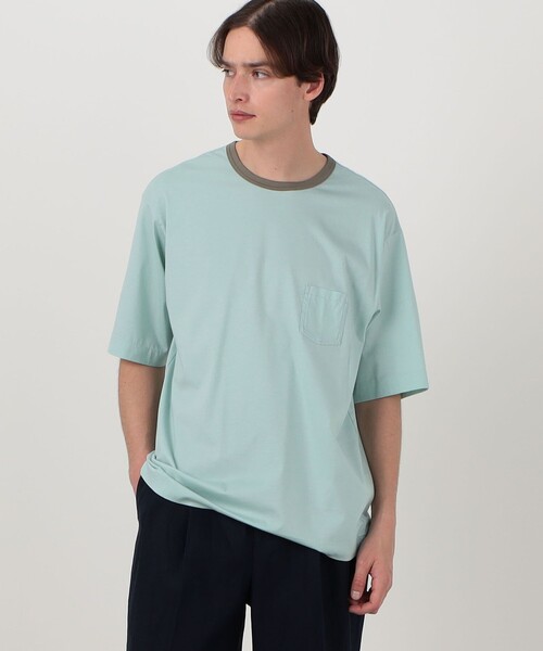 TOMORROWLAND（トゥモローランド） tシャツ コットンシルク高密度天竺
