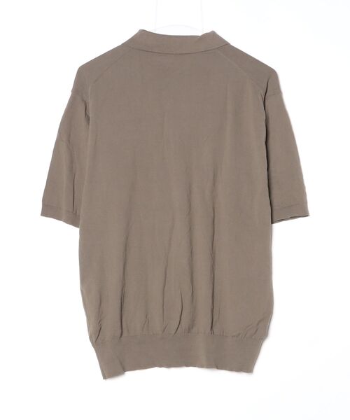 AURALEE（オーラリー） GIZA HIGH GAUGE KNIT POLO 半袖ニット 3