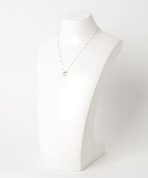 BLOOM（ブルーム） ネックレス 11月誕生花 K10 ピンクゴールド