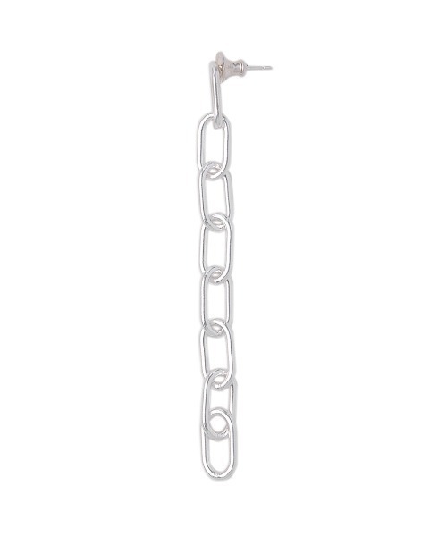 JOHN LAWRENCE SULLIVAN ピアス JOHN LAWRENCE SULLIVAN ピアス SILVER CHAIN EARRING メンズ