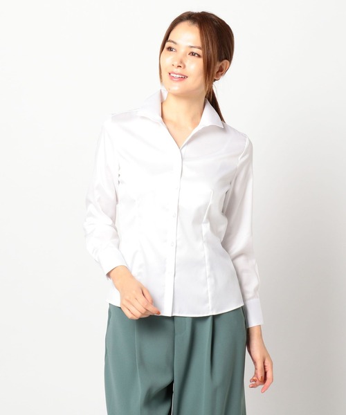 NARACAMICIE（ナラカミーチェ） ブラウス シャツ コットンシャンブレー