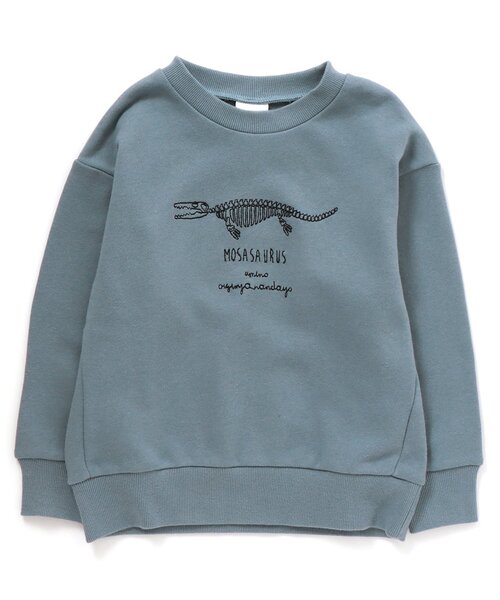 BREEZE スウェット 恐竜化石刺繍トレーナー キッズ : ZOZOTOWN
