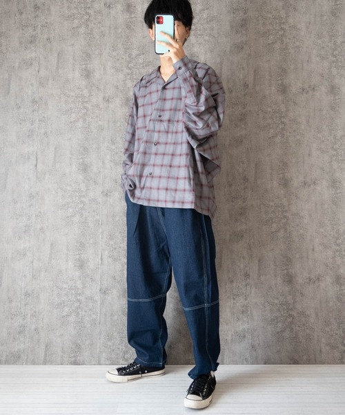 ジーンズ デニム 切替バルーンパンツ レディース メンズ : ZOZOTOWN