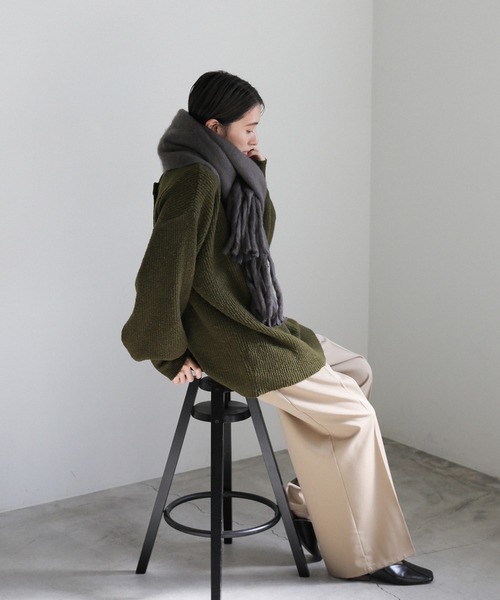 フェンディ　マフラー　ショール　モカ FENDI フェンディ マフラー/ストール レディース | レディース