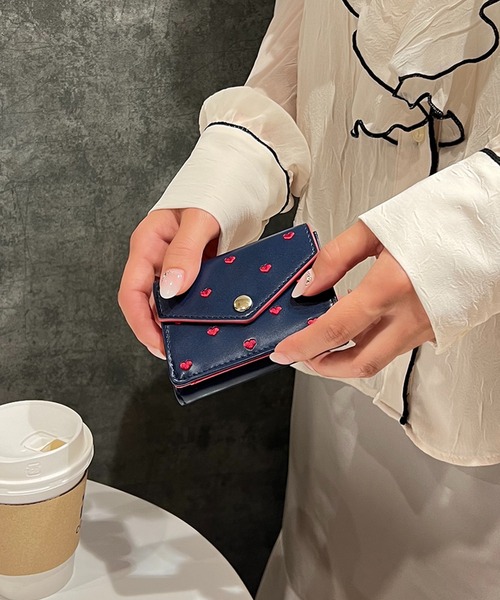 ❤桜月さま❤お金収入増加のお財布❤ Amazon | [SAMAU] 長財布 ハート柄 本革 レディース かわいい