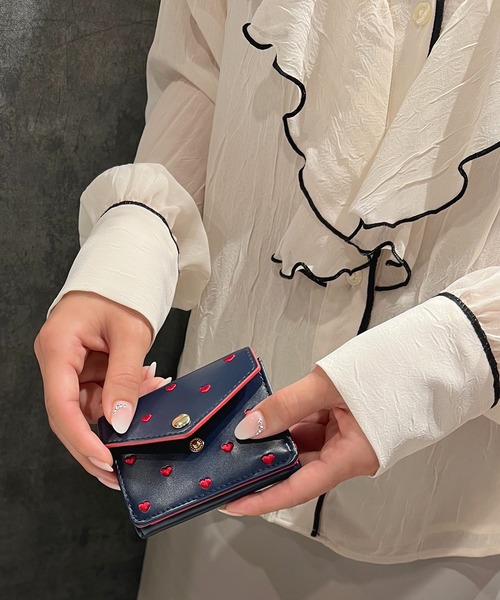❤MOEさま❤お金収入増加のお財布❤ MOAMOA お金をサッと取り出せるLFファスナー ショートウォレット