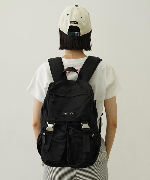 MILKFED.（ミルクフェド） デイバック リュック 「18.8L」LOGO PLATE