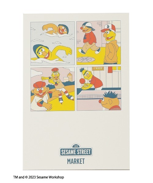 SESAME STREET（セサミストリート） 文房具 イラスト ポストカード