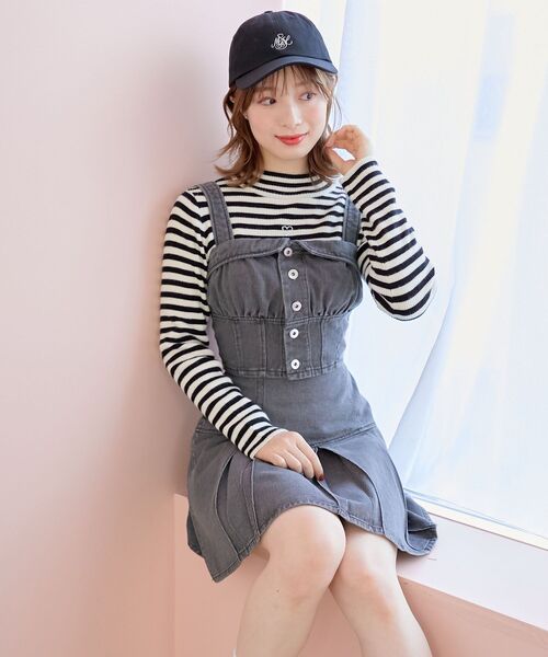 MAJESTIC LEGON（マジェスティックレゴン） デニムスカート ボックス