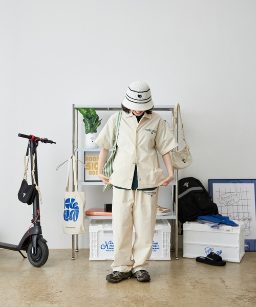 kaoyorinakami レターリップストップパンツ kaoyorinakami パンツ letter ripstop pantst / レターリップス
