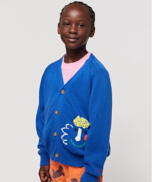 BOBO CHOSES（ボボショーズ） カーディガン Happy Mask cardigan