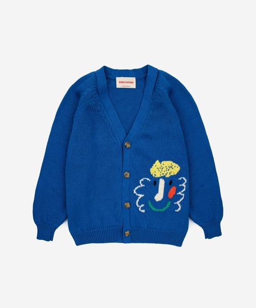 BOBO CHOSES（ボボショーズ） カーディガン Happy Mask cardigan