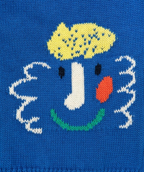 BOBO CHOSES（ボボショーズ） カーディガン Happy Mask cardigan