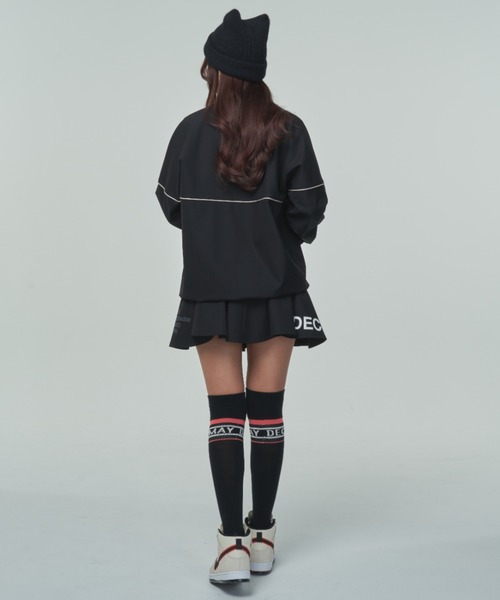 Decembemay 黒 スカート レディース DECEMBERMAY スカート W-break nylon circular skirt : ZOZOTOWN
