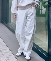 WYMダブルニーカーブドシームバギーデニム　 Lサイズ DOUBLE KNEE CURVED SEEM BAGGY DENIM（デニムパンツ）｜WYM