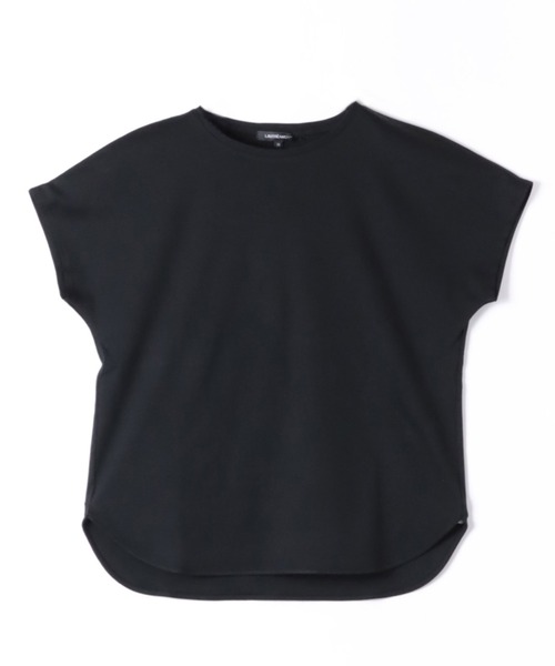 tシャツ 「WEB限定」「3サイズ」スムースコットンラウンドヘムカットソー「洗える/接触冷感」 レディース LAUTREAMONT tシャツ 「WEB限定」「3サイズ」スムースコットン