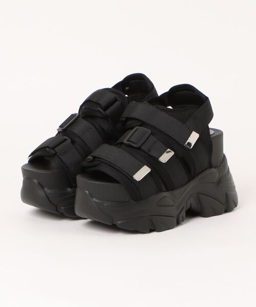 4cmUP- leather belt sandals 40サイズ 厚底 Hybrid Belt Sandals – La Garçonne