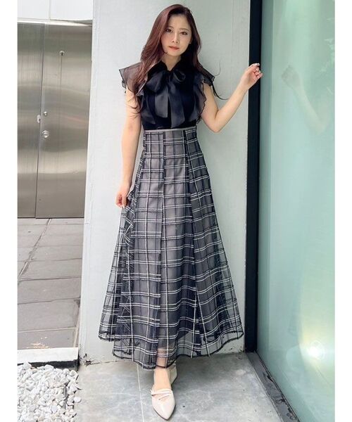 MERCURYDUO スカート スパンコールレーススカート : ZOZOTOWN Yahoo!店 