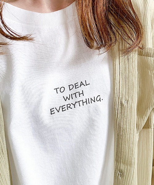 tシャツ 「低身長用サイズあり」 ワンポイントロンT／長袖T