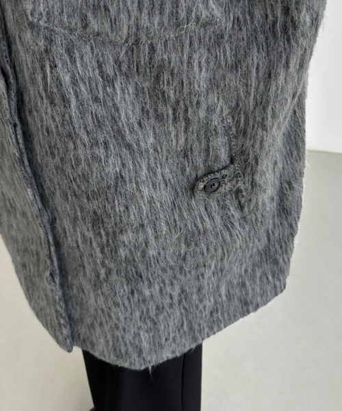 callautia（カラウティア） ステンカラーコート コート シャギー