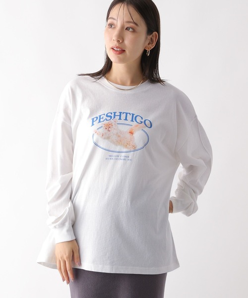 【新品】LEPSIM PETフォトT 猫 セール】PETフォトT 490665（Tシャツ/カットソー）｜LEPSIM
