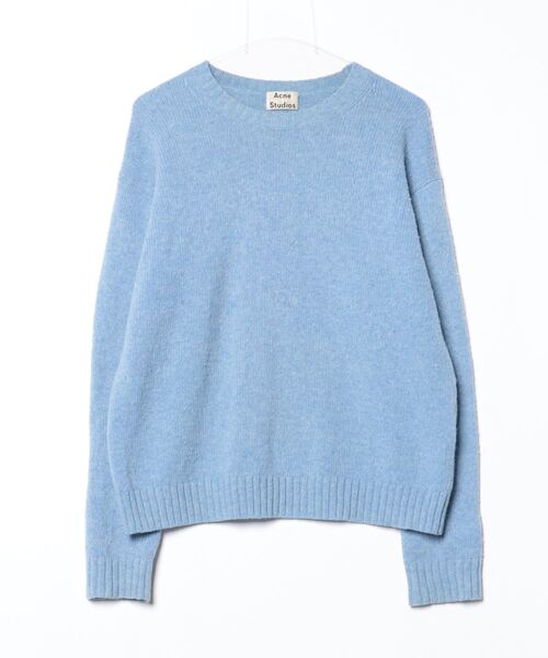 Acne Studios ブルーニットウール カシミア ハイネック セーター Acne Studios ブルーニットウール カシミア ハイネック セーター