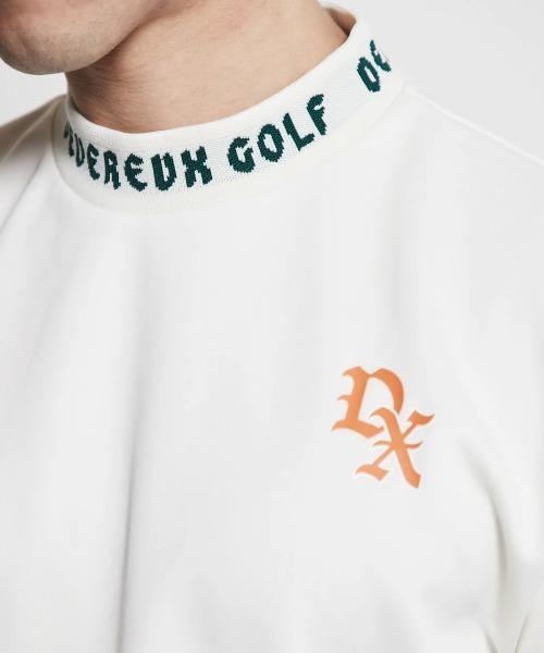 ゴルフ メンズ DEVEREUX トップス 半袖 カットソー シャツ ゴルフ メンズ DEVEREUX トップス 半袖 シャツ カットソー（Mサイズ）