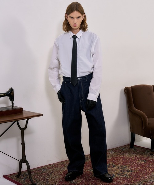 BLAYMORE ネクタイ ブルーのみ BLAYMORE ネクタイ 「BLAYMORE」Synthetic Leather Tie