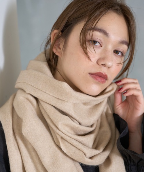 Rouge vif（ルージュ ヴィフ） ストール マフラー カシミヤ無染色