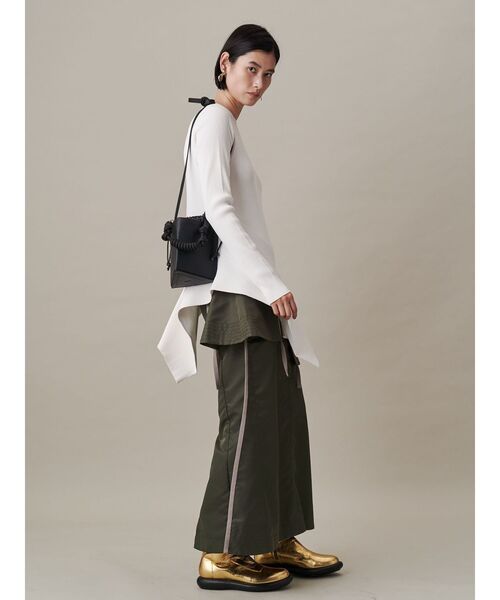 UN3D.（アンスリード） ロング スカート PEPLUM PARTS MA-1 SK