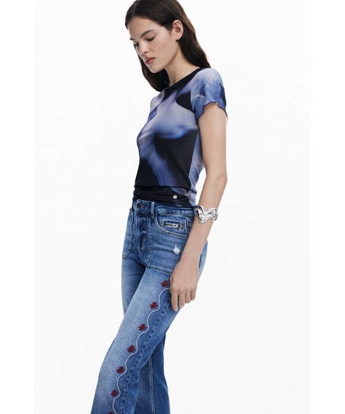 Desigual（デシグアル） ジーンズ デニム デニムパンツ エンブロイ