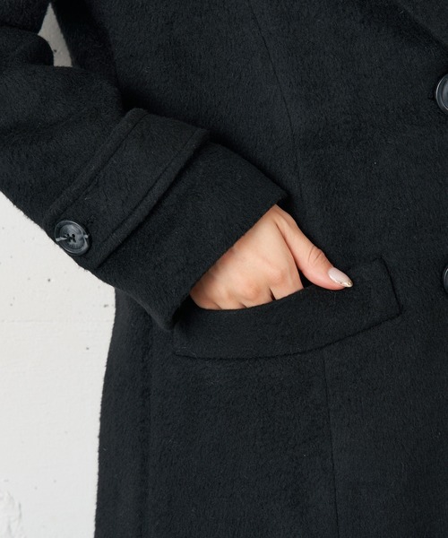 「MIIA」 チェスターコート FREE ブラウン系その他2 レディース_画像3