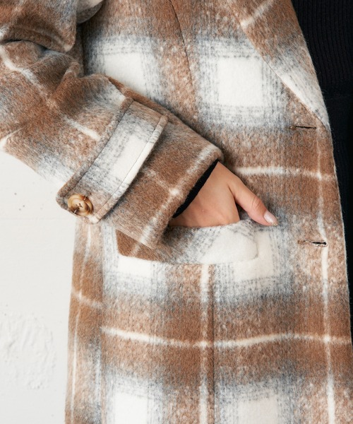 「MIIA」 チェスターコート FREE ブラウン系その他2 レディース_画像6