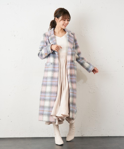 「MIIA」 チェスターコート FREE ブラウン系その他2 レディース_画像8