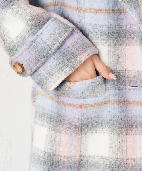 「MIIA」 チェスターコート FREE ブラウン系その他2 レディース_画像9