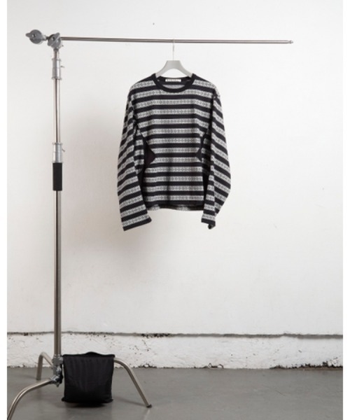 nvrfrgt 23ss Tシャツ NVRFRGT - 【残り一点】Nordic Pattern Jacquard T-Shirt
