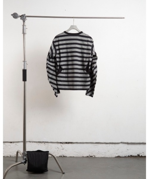NVRFRGT tシャツ NORDIC PATTERN JACQUARD LONG SLEEVE T-SHIRT