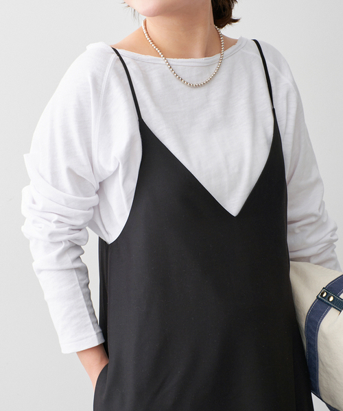 Spick＆Span tシャツ 「追加」コットンスラブクルーネックプル