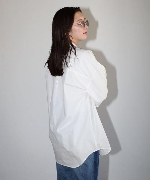 ENC ブラウス シャツ neck design shirt / ネックデザイン