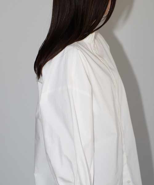 ENC ブラウス シャツ neck design shirt / ネックデザイン