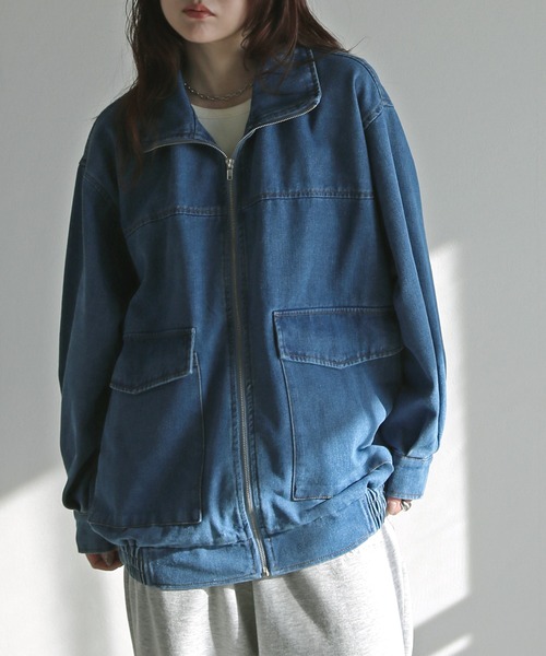 新品　ルーズシルエットGジャン 新品 ルーズシルエットGジャン ジャケット】カラーデニム ルーズ