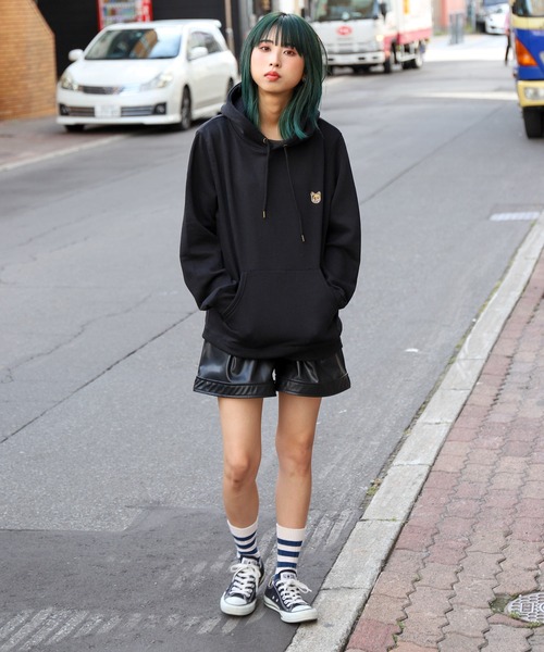 「 」 プルオーバーパーカー X-LARGE ブラック レディース ZIP FIVE 「ZIP FIVE」 プルオーバーパーカー X-LARGE ブラック