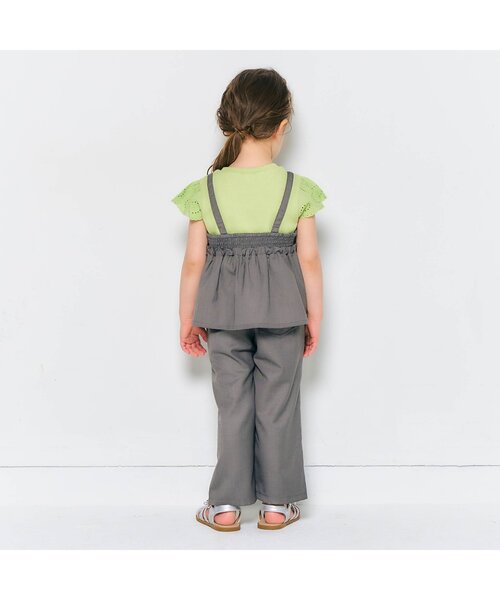tシャツ 「ジュニア対応」ワッフルレース・フリル半袖Tシャツ キッズ 子供服 女の子 | apres les cours | 16