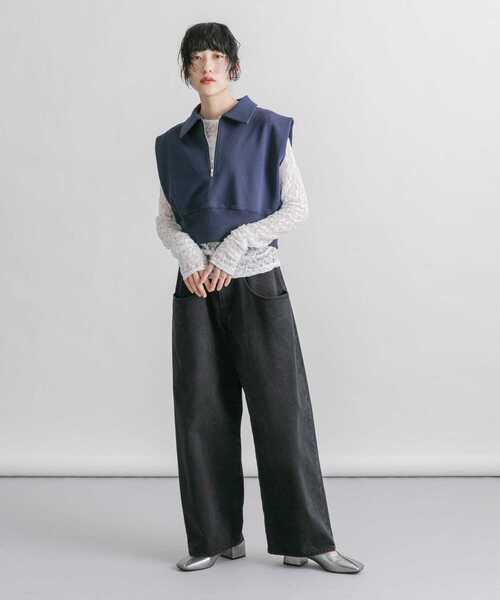 トレーナー スウェット zip slit sweatshirt / ジップスリットスウェット レディース zip slit sweatshirt / ジップスリットスウェット（スウェット