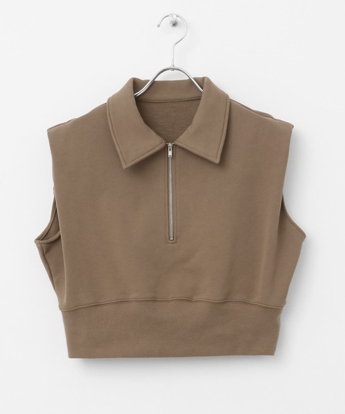 トレーナー スウェット FULL Zip Sweater スウェット レディース ONCILY トレーナー スウェット STAND NECK FULL-ZIP SWEAT